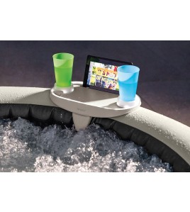 Intex Jakuzzi asztal ledes, pohár és mobil/tablet tartóval. - 28520
