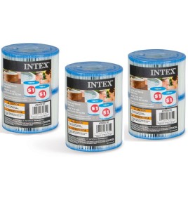 Intex S1 típusú szűrőbetét jakuzzihoz 6db